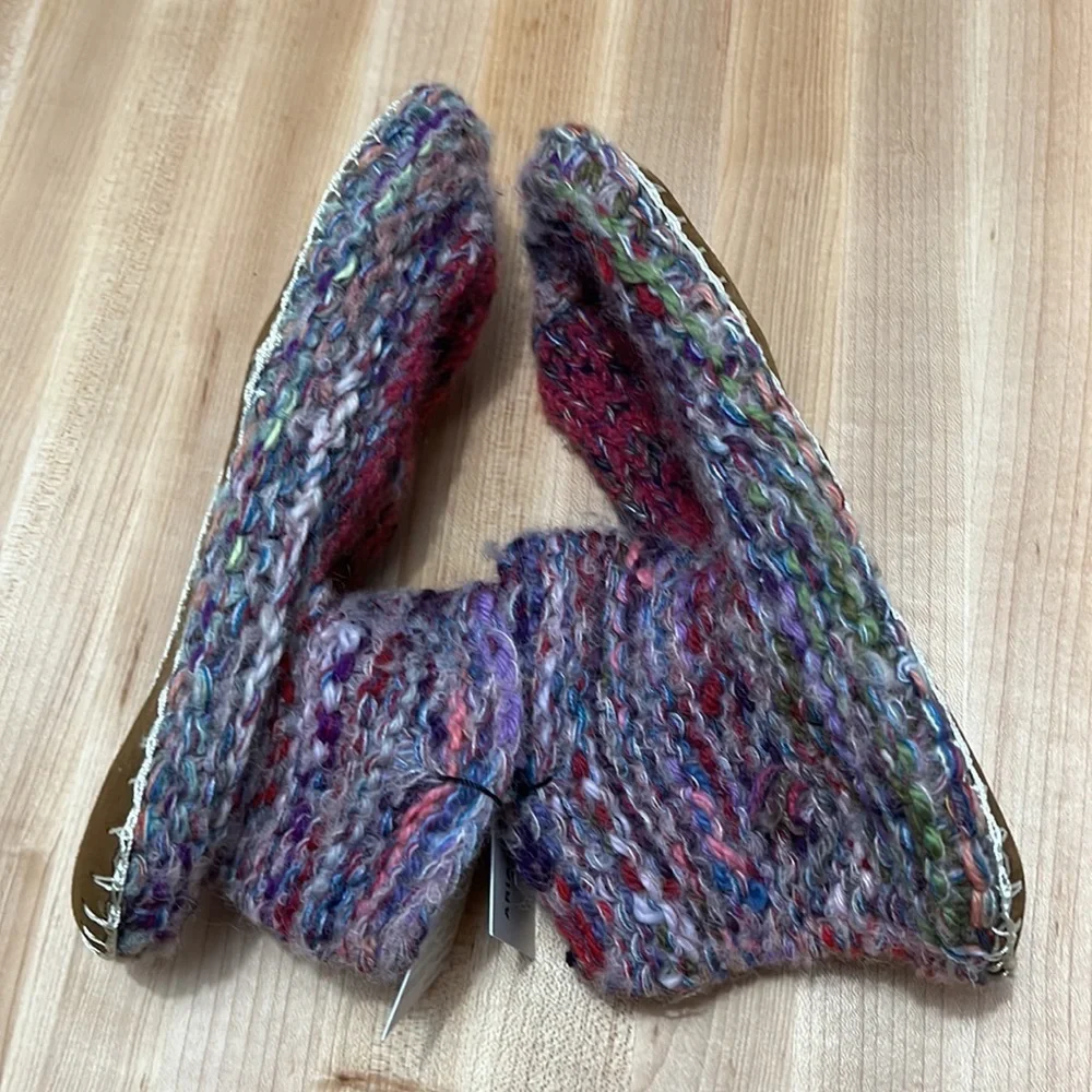 NWT Free People Ariana Bohling Alpaca Slippers size 10-11